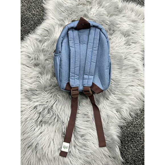 Green T-Rex Plush Dinosaur Toy Backpack Small Naturally KIDS Toddler 3-5 Years - Picture 6 of 8